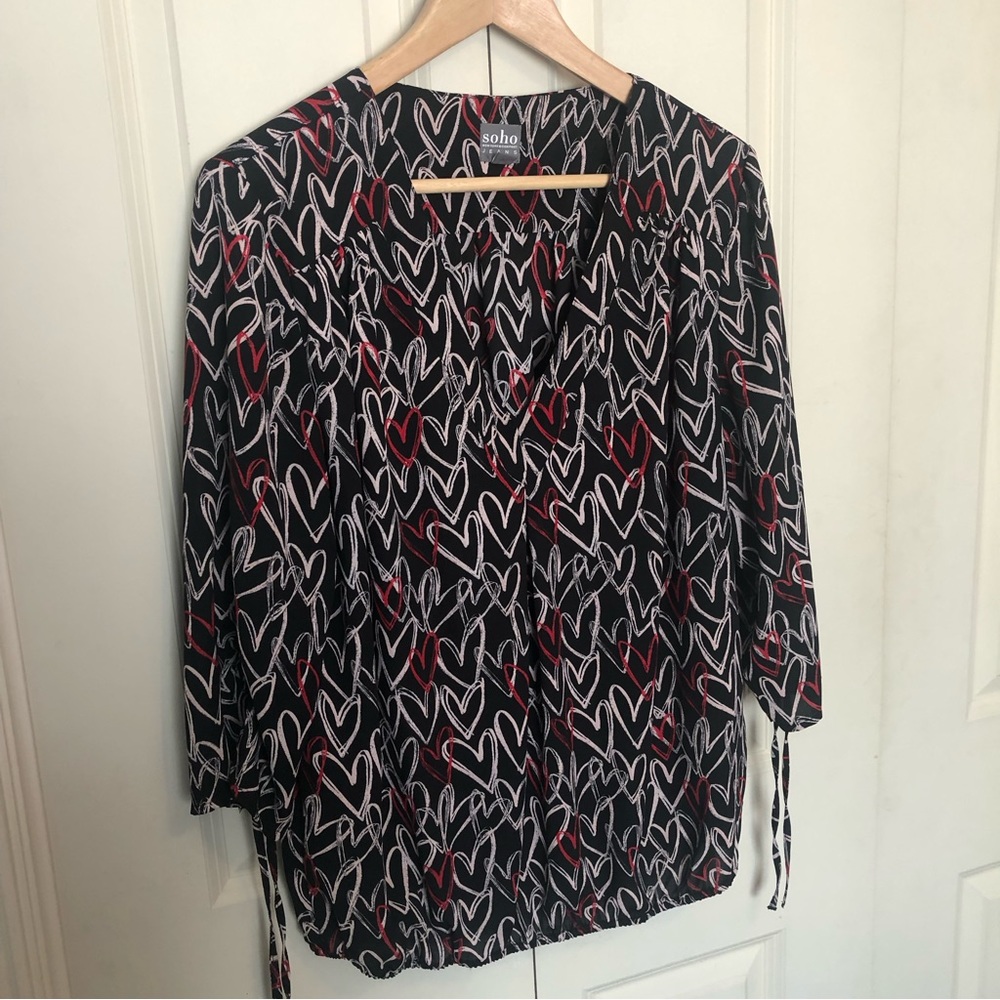 NY&Company Heart Blouse!!